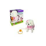 VARDEM OYUNCAK Peluş Kumandalı Tasmalı Yürüyen Pembe Fiyonklu Sevimli Köpek