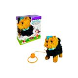 VARDEM OYUNCAK PFT-B267 PELUŞ TASMALI YÜRÜYEN KÖPEK MAVİ -VRD