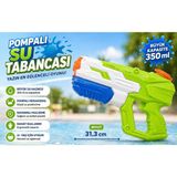 Vardem Oyuncak Pompalı Su Tabancası 31,3 cm – Büyük Hazneli Yaz Oyuncağı - Yeşil