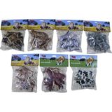 Vardem Oyuncak SH-P9901-07A 7 Asrti 7pcs 9inc Aslan-Inek-Zürafa-Fil-At-Zebra(Belirtilen Fiat, Tekli Satış Için Adet Fiatıdır.)