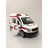Vardem Oyuncak Vardem 1:32 Işıklı Sesli Metal Ambulans Çek Bırak Özellikli Çinko ve Alüminyum Yapı