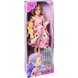 Vardem Oyuncak WG-115153 Hamile Bebek 29 cm -Vardem - Açık Pembe