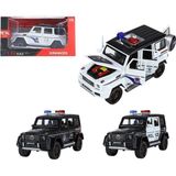 Vardem Oyuncak XHD-C2433 KUT 1:24 IŞIKLI SESLİ MODEL METAL POLİS JEEP(Belirtilen fiyat, tekli satış için adet fiyatıdır.)