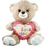Vardem PJH2324 Kalpli Ayı Love You 30 cm Peluş Oyuncak