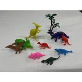 Vardem Plastik Oyuncak Dinozor Seti Dinozorlar 10 Parça Dinazor Çok Renkli Hayvan Figürü