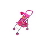 Vardem Seçtim Aldım Bebek Arabası Gölgelikli Metal Katlanabilir Puset Pembe Kalpli 4 Teker 3