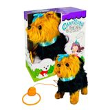 Vardem Seçtim Aldım Pelüş Ft-b267 Tasmalı Yürüyen Mavi Fiyonklu Köpek 24m