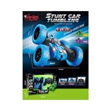 Vardem Stunt Car 360° Akrobatik Uzaktan Kumandalı Araba | USB Şarjlı Rc Oyuncak | Çift Taraflı Mavi