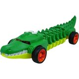 Vardem Timsah Araba - Otomatik Hareketli Sesli Işıklı 32 cm - Yeşil Timsah