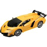 Vardem Top Rock Store Uzaktan Kumandalı Işıklı Araba Full Fonksiyon Pilli Süper Oyuncak Yarış Arabası - Sarı
