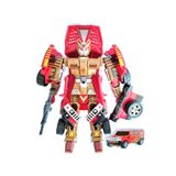 Vardem Transformers Robot Oyuncak Arabaya Dönüşen Sesli ve Işıklı Robot 22cm Dönüşüm Robot Oyuncak