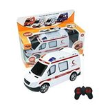 Vardem Uzaktan Kumandalı Ambulans 20 cm Full Fonksiyon Beyaz Araba 3+ Yaş İçin Dayanıklı Oyuncak
