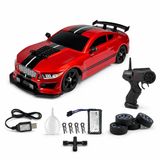 VARDEM Uzaktan Kumandalı Full Fonksiyon 2.4G Şarjlı 1:16 4x4 Drift Araba, Işıklı ve Buharlı GT5 RC Yarış Aracı, Kumandalı Şarjlı Off Road Oyuncak Araba HB-SC16A01