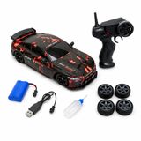 VARDEM Uzaktan Kumandalı Full Fonksiyon 2.4G Şarjlı 1:16 4x4 Drift Araba, Işıklı ve Buharlı RC Yarış Aracı, Kumandalı Şarjlı Off Road Oyuncak Araba VRD10686 (KIRMIZI-SİYAH)