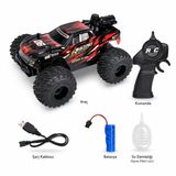 VARDEM Uzaktan Kumandalı Full Fonksiyon 2.4G Şarjlı 1:18 Buhar Atan Storm Araba, Işıklı RC Yarış ve Off Road Oyuncak Aracı, Çocuklar İçin Kumandalı Şarjlı Araba SYR-666-871 (KIRMIZI)