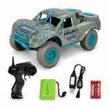 VARDEM Uzaktan Kumandalı Full Fonksiyon 2.4G Şarjlı 1:20 4WD Drift Araba Course, 20+ KM/H Hızlı Off-Road RC Araç, Büyük Dişli Lastikli, USB Şarj Kablolu Oyuncak Araba - HB-DK2001-02-03 (Turkuaz)
