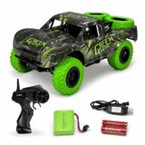 VARDEM Uzaktan Kumandalı Full Fonksiyon 2.4G Şarjlı 1:20 4WD Drift Araba Course, 20+ KM/H Hızlı Off-Road RC Araç, Büyük Dişli Lastikli, USB Şarj Kablolu Oyuncak Araba - HB-DK2001-02-03 (Yeşil)