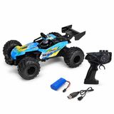 VARDEM Uzaktan Kumandalı Full Fonksiyon Şarjlı Amfibi Arazili Yarış Arabası, Su ve Kara Kullanımına Uygun RC Araç, Kumandalı Off Road Oyuncak Araba SYR-666-815 (MAVİ-SARI)