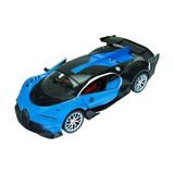 Vardem Uzaktan Kumandalı Şarjlı Kapıları Açılan Bugatti Araba 1:14 Ölçek - Mavi
