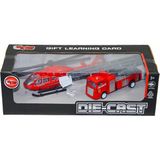 Vardem XFD1079 Kutulu Çek Bırak Die-Cast Itfaiye ve Helikopter - Vardem Oyuncak