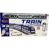 Vardemuzaktan Kumandalı 49 Parça Işıklı 265 cm Express Mavi Renk Tren Set
