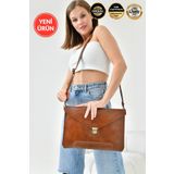 Vardo [ Isim Yazılabilir ] Hilde Uzun Askılı 15-16 Inc Macbook Air/Pro Evrak Business Çanta 39x27 Cm