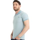 Varetta Erkek Bebek Mavisi Polo Yaka Yazlık Pamuklu Kısa Kollu T Shirt - Bebe Mavisi - XL