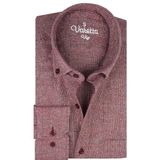 Varetta Erkek Bordo Kışlık Düz Cepli Geniş Kesim Gömlek - Koyu Bordo