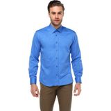Varetta Erkek Mavi Slim Fit Kesim Uzun Kol Pamuklu Gömlek
