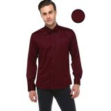 Varetta Erkek Slim Fit Gömlek - Koyu Bordo