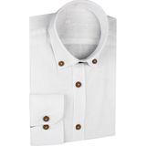 Varetta Slim Fit Beyaz Erkek Keten Gömlek