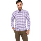Varetta Slim Fit Kesim Desenli Gömlek - Mor