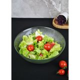Vargas Cam Salata Tabağı Sunum Cips Tabak 22 Cm Servis Kasesi- 1