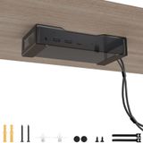 Varghesyla Dell D3100 D6000 Yerleştirme İstasyonu için Masa Üstü Duvara Montaj ve Dell Yerleştirme İstasyonu için Masa Altı Montaj Dizüstü Yerleştirme İstasyonu Kablo Bağları ile Dell için Standı