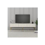 Variant 43x180x35 cm Krem Altın Lyon Alt Tv Ünitesi