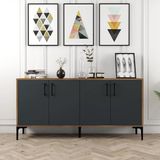 Variant Kiev Ceviz Antrasit 160 cm Konsol