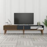 Variant Mobilya Milan Alt Tv Unitesi - Ceviz / Antrasit