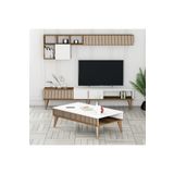 Variant Mobilya Milan Tv Unitesi Ve Orta Sehpa Takimi - Ceviz / Beyaz