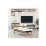 Variant Mobilya Milan Tv Unitesi Ve Orta Sehpa Takimi - Ceviz / Krem