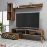 Variant Mobilya Planet Tv Unitesi Ve Orta Sehpa Takimi - Ceviz / Krem