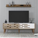 Variant Mobilya Valensiya 140CM Tv Ünitesi - Ceviz / Beyaz - Ceviz - Beyaz