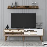 Variant Mobilya Valensiya 140Cm Tv Unitesi - Ceviz / Beyaz