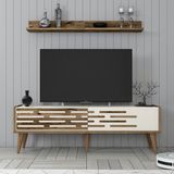 Variant Mobilya Valensiya 140CM Tv Ünitesi - Ceviz / Krem - Ceviz - Ekru