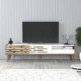 Variant Mobilya Valensiya Alt Tv Ünitesi - Ceviz / Beyaz - Ceviz - Beyaz