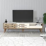 Variant Mobilya Valensiya Alt Tv Ünitesi - Ceviz / Krem - Ceviz - Ekru