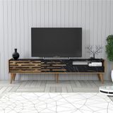 Variant Mobilya Valensiya Tv Unitesi - Ceviz / Siyah Mermer