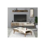 Variant Mobilya Valensiya Tv Unitesi Ve Orta Sehpa Takimi - Ceviz / Krem