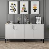 Variant Mobilya Variant Kiev 160CM Konsol - Beyaz / Beyaz - 78 x 160 x 35 cm