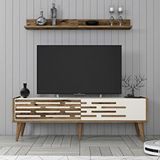 Variant Valensiya 140cm Tv Ünitesi - Ceviz / Krem Ceviz-Krem