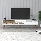 Variant Valensiya Alt Tv Ünitesi - Beyaz / Beyaz